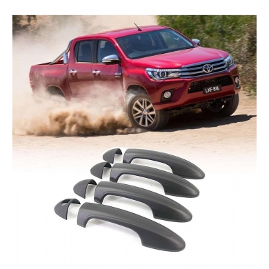 Toyota Hilux 2016+ Uyumlu Yedek Parça Kapı Kolu ABS Siyah Parça