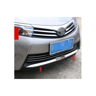 Toyota Corolla 2013-2018 Uyumlu Yedek Parça Ön Tampon Alt Koruma Krom