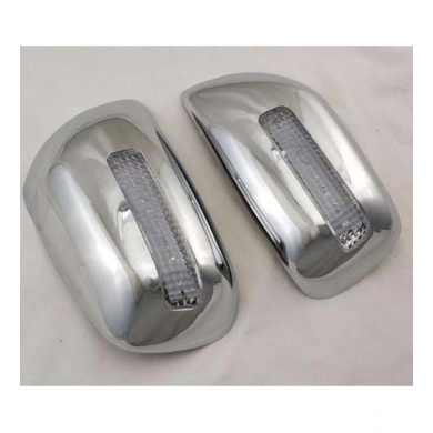Toyota Rav Uyumlu 4 2006-2012 Uyumlu Yedek Parça Ayna Kapağı ABS Krom LED Parça