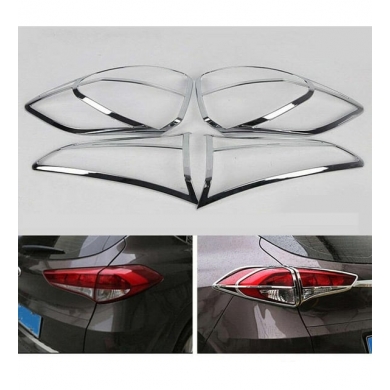 Hyundai Ix35 2010+ Uyumlu Yedek Parça Arka Stop Kaplama ABS Krom Parça