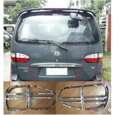Hyundai Starex 1997-2007 Uyumlu Yedek Parça Arka Stop Kaplama Abs Krom