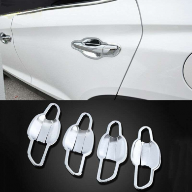 Hyundai Tucson 2015-2020 Uyumlu Yedek Parça Dış Kapı Kolu İç Kaplama ABS Krom Parça
