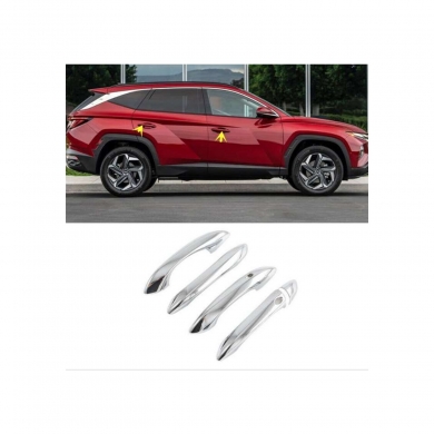 Hyundai Tucson 2021+ Uyumlu Yedek Parça Kapı Kolu (Sensörlü) Abs Krom