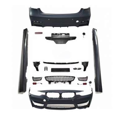 BMW 3 Serisi F30 2012+ İçin Uyumlu Yedek Parça M3 Görünümlü Body Kit (Ön-Arka-Yan Ekler-)