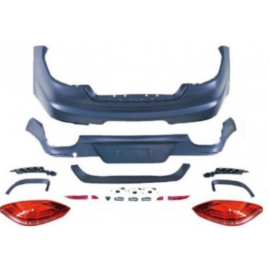 Porsche Panamera (970.1) 2010-2013 Uyumlu 2014-2016 (970.2) Dönüşüm Arka Tampon Seti + Stop Takımı