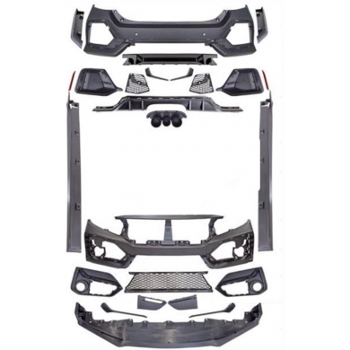 Honda Civic Fc5 2016-2021 İçin Uyumlu Yedek Parça Makyajlı Type-R Görünüm Body Kit