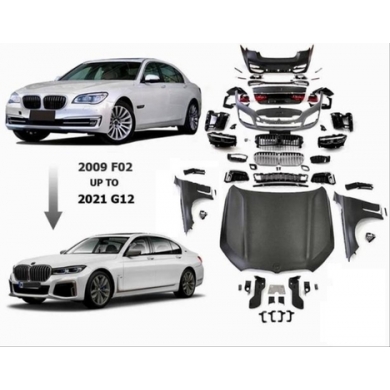 F01 7 Serisi (13-15) Makyajlı Kasa İçin G12 Facelift Body Kit(Xenon Farlı Model İçin)