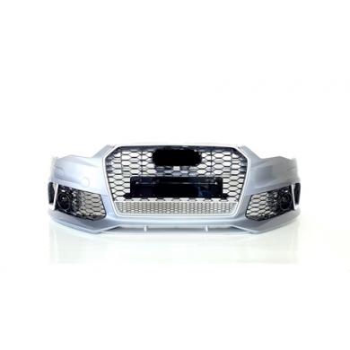 Audi A6 RS6 2015-2018  Uyumlu Yedek Parça Ön Tampon Set Krom Çerçeve