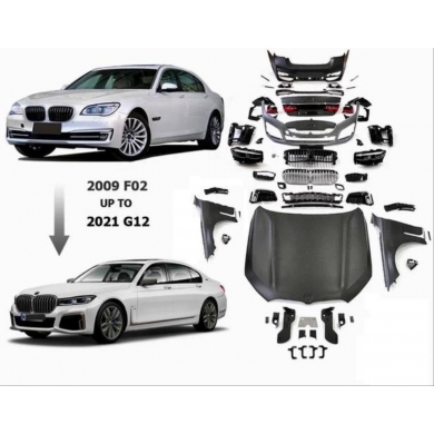 F01 7 Serisi İçin G12 Uyumlu Yedek Parça  Facelift Body Kit (makyajsız kasa için)