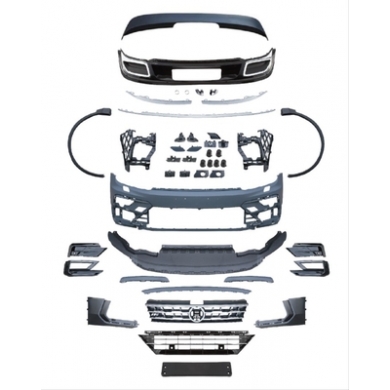 Tiguan 2016-2021 İçin Uyumlu Yedek Parça R-Line Body Kit (Ön Tampon-Panjur-Difüzör- Spoiler)