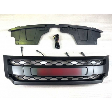 Nissan Navara NP300 2015-2020 Ledli Panjur Siyah Dizayn B