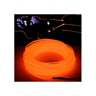 Araç İçi Neon Aydınlatma Turuncu 3 Metre