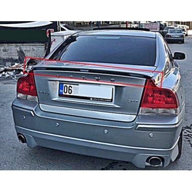 Volvo S60 R Design Uyumlu Yedek Parça Spoiler