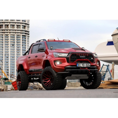 Mitsubishi L200 2010+ sonrası Siyah Shark Ön Koruma AQM PST24