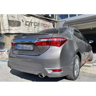 Toyota Corolla Uyumlu Yedek Parça Arka Tampon Eki 3 Parça