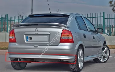 Opel Astra G HB Uyumlu Yedek Parça Arka Tampon Eki