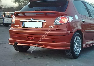 Peugeot 206 Uyumlu Yedek Parça Cam Alt Spoiler