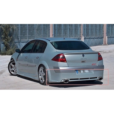Renault Megane 2 Sedan Uyumlu Yedek Parça Arka Tampon Eki