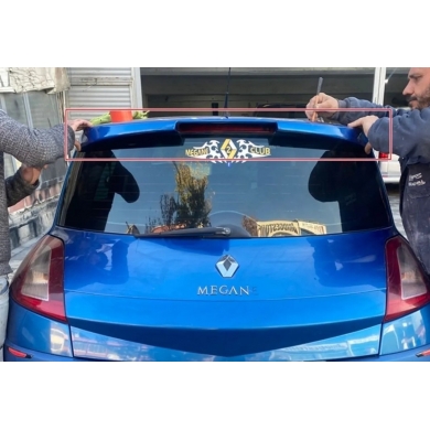 Renault Megane 2 HB Uyumlu Yedek Parça Anatomik Spoiler