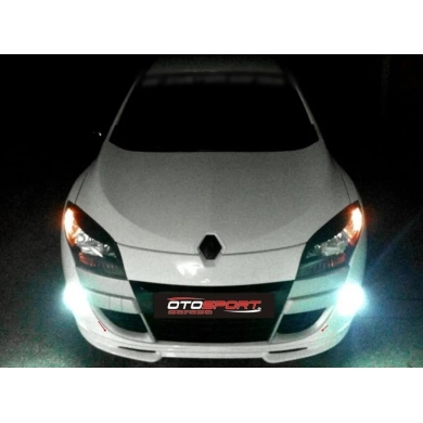 Renault Megane 3 HB Uyumlu Yedek Parça Delikli Ön Tampon Eki