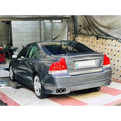 Volvo S60 Uyumlu Yedek Parça Arka Tampon Eki 4 Çıkışlı