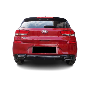 Hyundai İ30 2017 - 2020 Custom Difüzör Plastik Boyasız