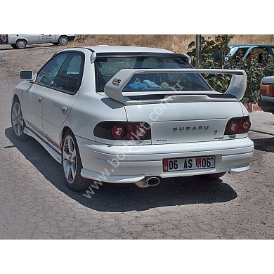 Subaru İmpreza Uyumlu Yedek Parça YÜüksek Spoiler Çift Kat