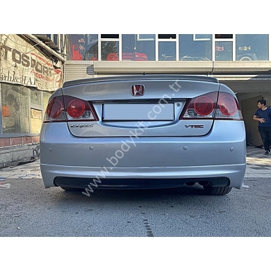 Honda Civic FD6 Uyumlu Yedek Parça Arka Tampon Eki