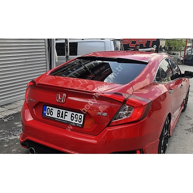 Honda Civic FC5 Uyumlu Yedek Parça Cam Üstü Spoiler