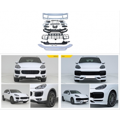 Cayanne 2014-2017 Uyumluı Facelift 2020+ Yükseltme 9Y0.1 Turbo + TKT Body Kit