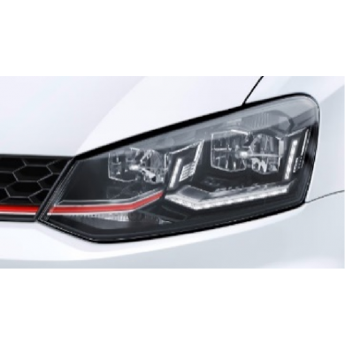 Volkswagen Polo 6C Uyumlu Yedek Parça Gti Dizayn Full Led Far Kırmızı