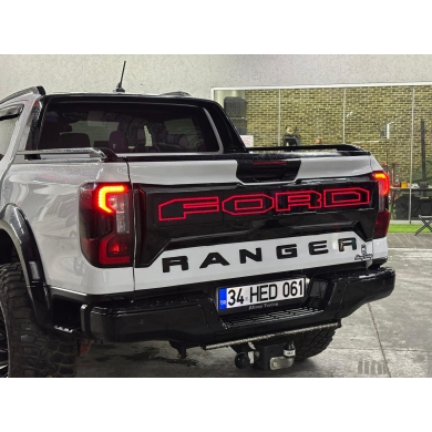 Ford Uyumlu Yedek Parça 2023-2025+ T9 Ranger Işıklı Bagaj Kapağı Kaplaması