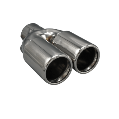 Universal Krom Egzoz Ucu Çiftli Düz Model Çıkış 76×100 800-001