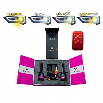 VRPro Evolution H11 LED Far Ampulü Kumandalı Modlu
