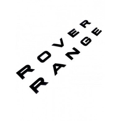 Range Rover Uyumlu Yedek Parça Bagaj Yazısı Siyah