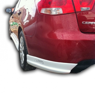 Kia Cerato 2010-2012 Uyumlu Yedek Parça Arka Tampon Karlık 2 Parça Boyasız