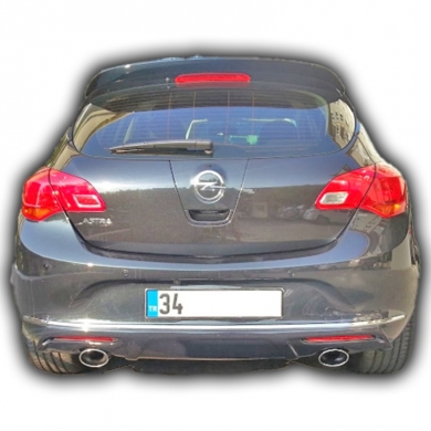 Opel Astra G HB 1998 - 2003 Uyumlu Yedek Parça Arka Tampon Eki Telli Boyalı
