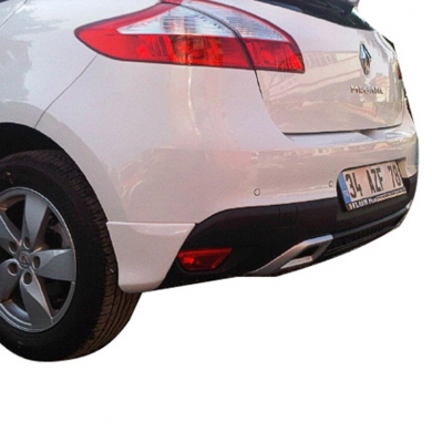 Renault Megane 3 HB Arka Tampon Kulakları Boyalı