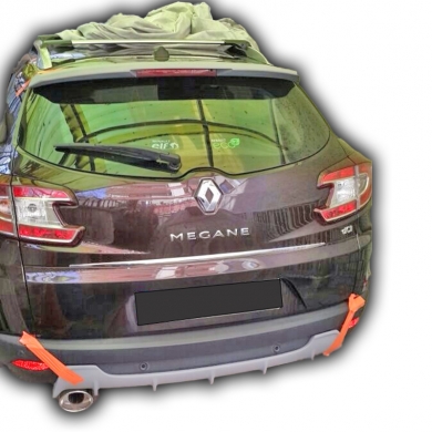 Renault Megane 3 Uyumlu Yedek Parça Sport Tourer Difüzör Boyalı