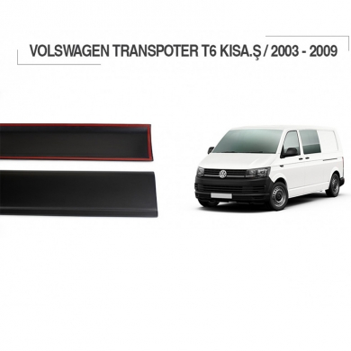 Volkswagen Transporter T6 Kısa Şasi 2015 - Çamurluk ve Kapı Dodikleri Set 11 Parça Sol Sürgü