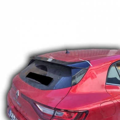 Renault Megane 4 HB Uyumlu Yedek Parça Spoiler Boyalı