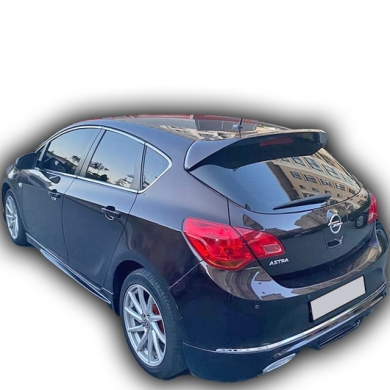 Opel Astra J Spoon Spoiler Boyasız Fiber