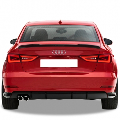 Audi A3 Sedan Yarasa Spoiler Boyasız Fiber