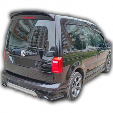 Volkswagen Caddy Uyumlu Yedek Parça Yeni Kasa Spoiler Boyalı Fiber