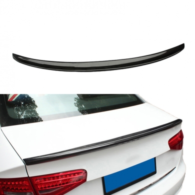 Audi A4 B8 Spoiler Boyasız Fiber