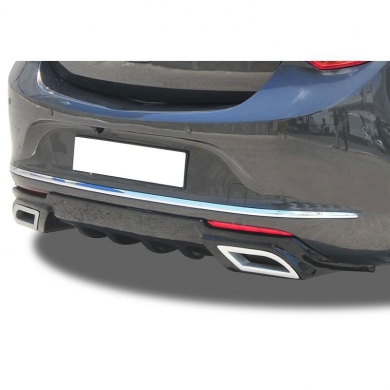 Opel Astra J HB Uyumlu Yedek Parça Egzoz Görünümlü Difüzör (Plastik)