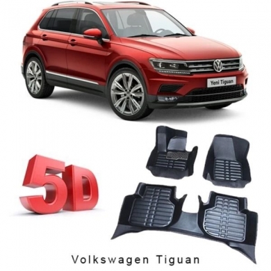 Volkswagen Tiguan Uyumlu Yedek Parça 5D Oto Paspas