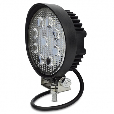 9 Led 27W Off Road Gündüz Farı Sis Çalışma Lambası Yuvarlak Kalın