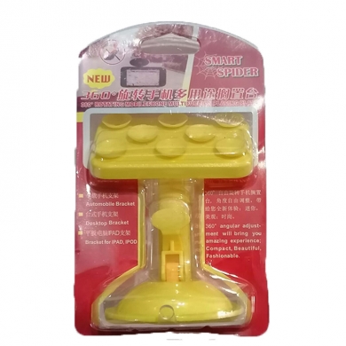 Smart Spider Vantuzlu Telefon Tutucu - Sarı
