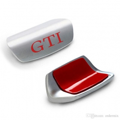 Volkswagen Uyumlu Yedek Parça GTI Siyah Direksiyon Logosu